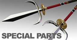 Sanada Yukimura (Silver-Plated Spear Blade), Sengoku Basara, Kaiyodo, Accessories
