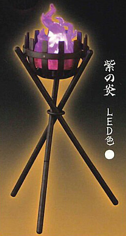 Kagaribi Light, Koro Koro Collection, Miniature [176503] (Murasaki no Honoo), IP4, Trading