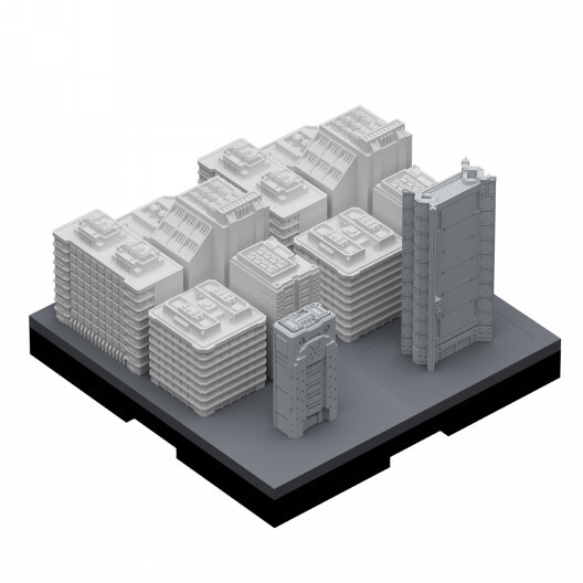 BULLET SUPPLY STRUCTURE & EVA ORDINANCE DELIVERY LIFT HOUSING STRUCTURE (TOKYO-III), Evangelion Shin Gekijouban, Evangelion Shin Gekijouban: Ha, Evangelion Shin Gekijouban: Jo, Japan Desk-Top Development Inc., Trading, 1/2500, 4573364060325