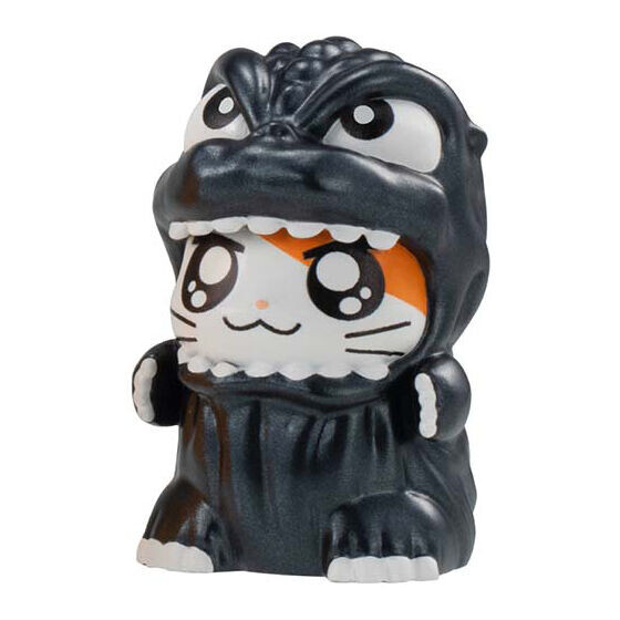 Gojira, Hamutarou (Pearl Black, Rare), Gojira, Tottoko Hamtaro, Bandai, Trading