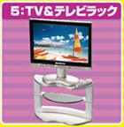 TV & TV Rack, Re-Ment, Trading, 4521121500898