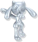 Riolu (Silver), Pocket Monsters Diamond & Pearl, Bandai, Trading