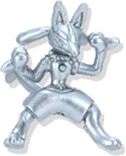 Lucario (Silver), Pocket Monsters Diamond & Pearl, Bandai, Trading