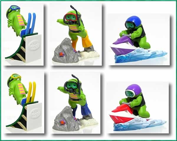 Gachapin (Scuba Diving (Different Colors)), Hirake! Ponkikki, Bandai, Trading