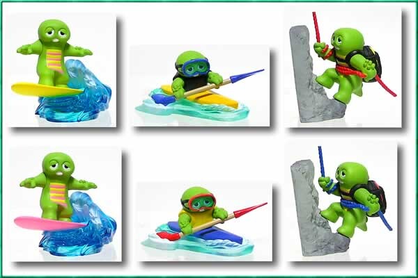 Gachapin (Canoe), Hirake! Ponkikki, Bandai, Trading