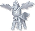 Shaymin (Sky Form, Silver), Gekijouban Pocket Monsters Diamond & Pearl Giratina To Sora No Hanataba Shaymin, Bandai, Trading