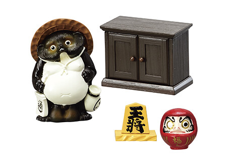 Tanuki Statue, Re-Ment, Trading, 4521121506654
