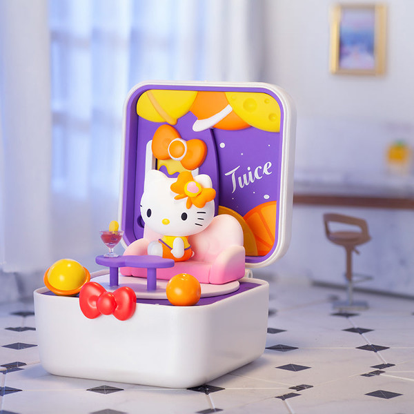 Hello Kitty (Space Juice Bar), Sanrio Characters, Pop Mart, Pop Mart, Trading