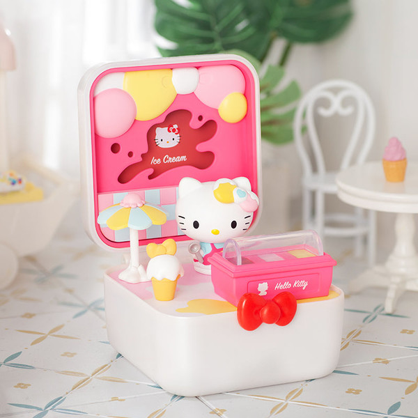Hello Kitty (Happy Ice Cream Shop), Sanrio Characters, Pop Mart, Pop Mart, Trading