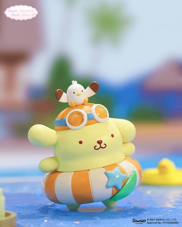 Pompompurin (Fatty Swim Ring), Sanrio Characters, Pop Mart, Pop Mart, Trading
