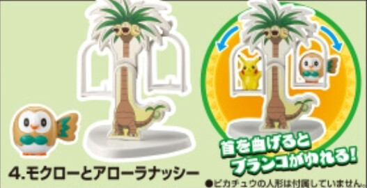 Mokuroh, Nassy (Mokuroh to Alola Nassy, Alola Form), Pocket Monsters Sun & Moon, Bandai, Trading