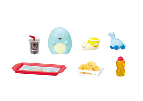 Neko, Nisetsumuri, Penguin?, Shirokuma, Tapioca, Tokage, Tokage no Okaasan (Sumisshi), Tonkatsu, Sumikko Gurashi, Re-Ment, Trading