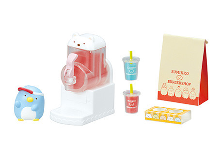 Ebi Furai no Shippo, Furoshiki, Kinoko, Neko, Penguin (Honmono), Penguin?, Shirokuma, Tokage, Tonkatsu, Sumikko Gurashi, Re-Ment, Trading