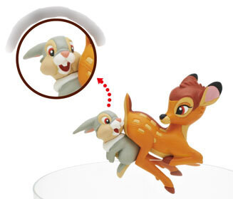 Bambi, Thumper (Bambi & Tonsuke), Bambi, Disney, Ensky, Gray Parka Service, Trading