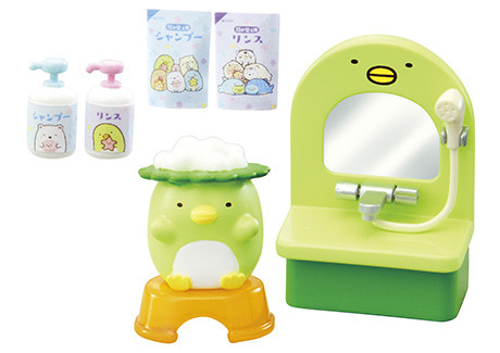 Ebi Furai no Shippo, Neko, Penguin?, Shirokuma, Tokage, Tonkatsu, Sumikko Gurashi, Re-Ment, Trading