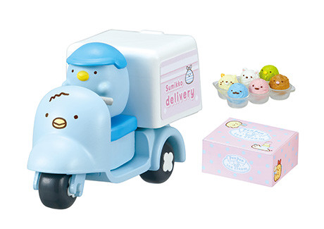 Ebi Furai no Shippo, Furoshiki, Neko, Nisetsumuri, Penguin (Honmono), Penguin?, Shirokuma, Tapioca, Tokage, Tonkatsu (Penguin (Hommono) Ice Cream), Sumikko Gurashi, Re-Ment, Trading
