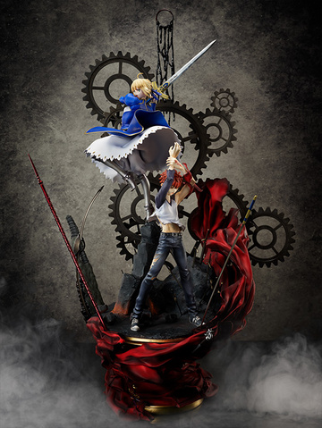 Saber, Shirou Emiya (Fate/stay night 15th Anniversary Premium Statue -Kiseki- Saber & Shirou Emiya), Fate/Stay Night, Aniplex, Pre-Painted