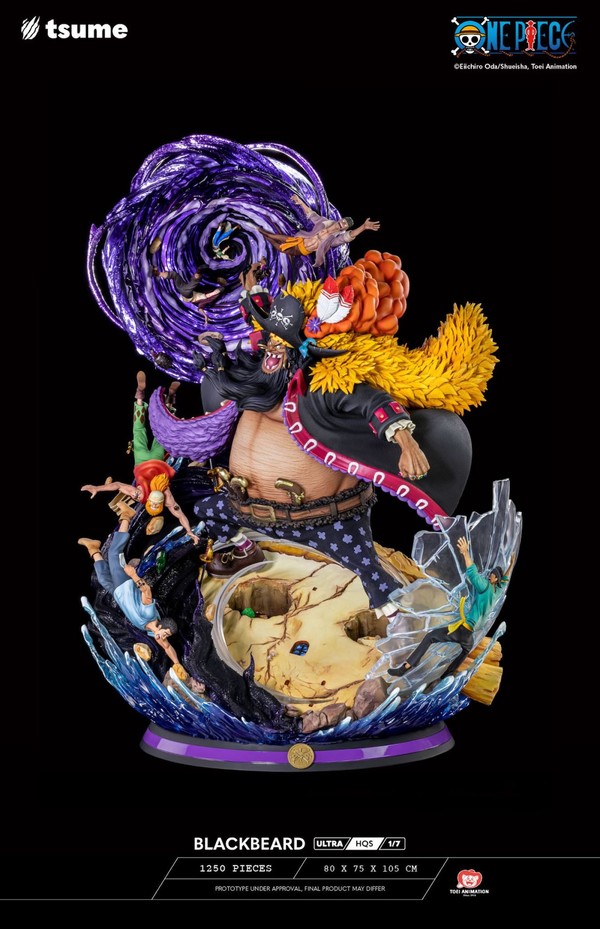 Marshall D. Teach, One Piece, Tsume, Pre-Painted, 1/7