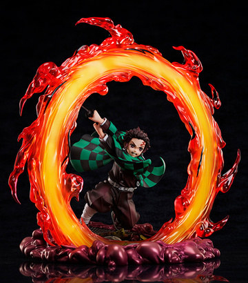 Tanjirou Kamado (Kamado Tanjirou Hinokami Kagura Hekiranoten), Kimetsu No Yaiba: Mugen Ressha-hen, Aniplex, Pre-Painted, 1/8