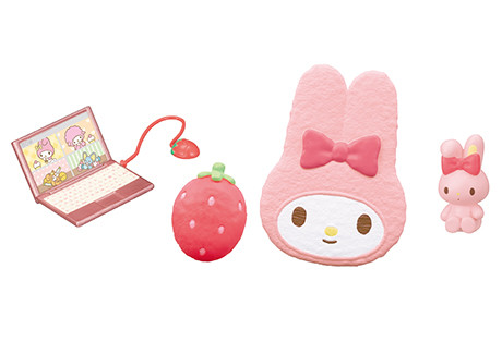 Flat, My Melody, Piano, Risu-kun, My Melody, Re-Ment, Trading