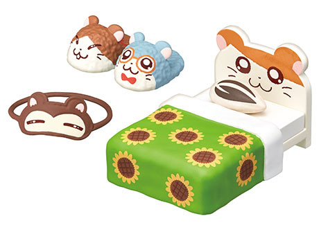 Hamutarou, Maido-kun, Megane-kun, Neteru-kun, Tottoko Hamtaro, Re-Ment, Trading