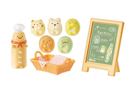 Furoshiki, Neko, Pan Tenchou, Penguin?, Shirokuma, Tokage (Honmono), Tonkatsu, Sumikko Gurashi, Re-Ment, Trading