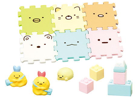 Aji Furai no Shippo, Ebi Furai no Shippo, Neko, Penguin?, Shirokuma, Tapioca, Tokage, Tonkatsu, Yama, Sumikko Gurashi, Re-Ment, Trading