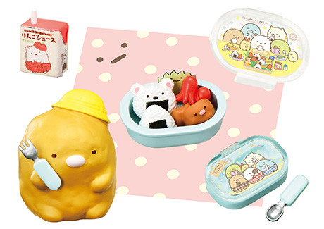 Furoshiki, Onigiri, Shirokuma, Tako Wiener, Tonkatsu, Zassou, Sumikko Gurashi, Re-Ment, Trading