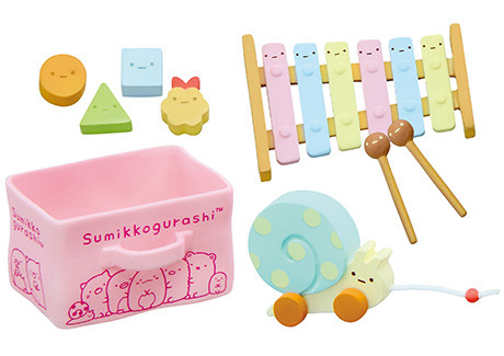 Ebi Furai no Shippo, Neko, Nisetsumuri, Penguin?, Shirokuma, Tapioca, Tokage, Tonkatsu, Sumikko Gurashi, Re-Ment, Trading