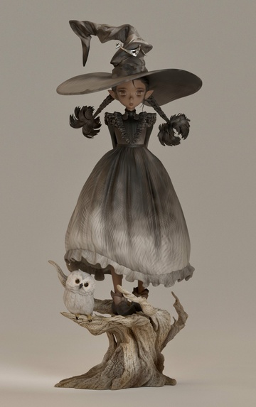 Individual Sculptor [19555] (I and Thou), Art By Matayosi, Individual Sculptor, Garage Kit