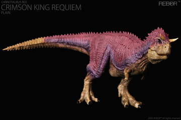 Carnotaurus (rex "Crimson King Requiem" Plain Variant Museum Class Replica), Dinosaur (2000), Unknown, Pre-Painted, 1/35