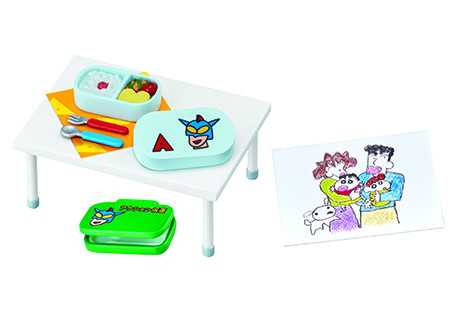 Action Kamen, Nohara Himawari, Nohara Hiroshi, Nohara Misae, Nohara Shinnosuke, Shiro, Crayon Shin-chan, Re-Ment, Trading