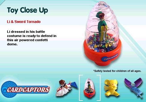 Li Syaoran (Li & Sword Tornado), Card Captor Sakura, Hardee's, Trading
