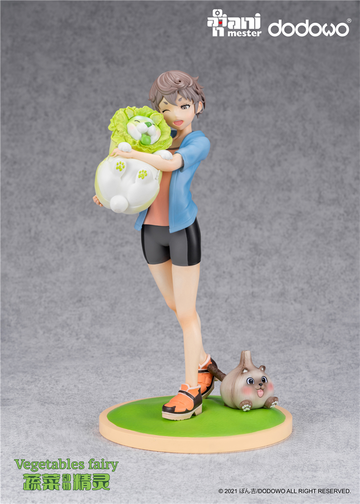 Hakusainu, Nyanniku, Sai-chan (Sai-chan and Hakusainu), Oyasai Yousei, Unknown, Pre-Painted, 1/7