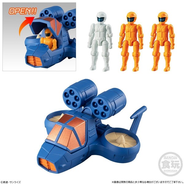 Fanfan & Pilot, Kidou Senshi Gundam, Bandai, Trading, 4549660424918