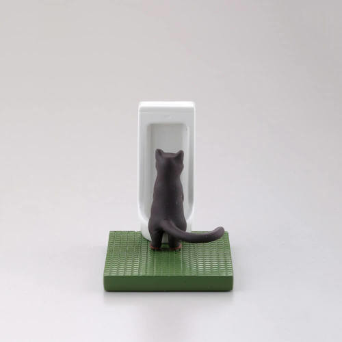 Sato Kunio's Animal"Bathroom In Groups"2 (Cat), Kunio Sato Animal Illustration, Kaiyodo, Trading, 4537807022349