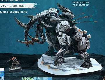 Aloy (Horizon: Zero Dawn), Tremortusk (Tremortusk and Aloy statue), Horizon Forbidden West, Sony Interactive Entertainment, Pre-Painted