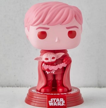 Luke Skywalker, The Child (#494 Luke Skywalker with Grogu Valentine's Day), STAR WARS: The Mandalorian, Funko, Pre-Painted