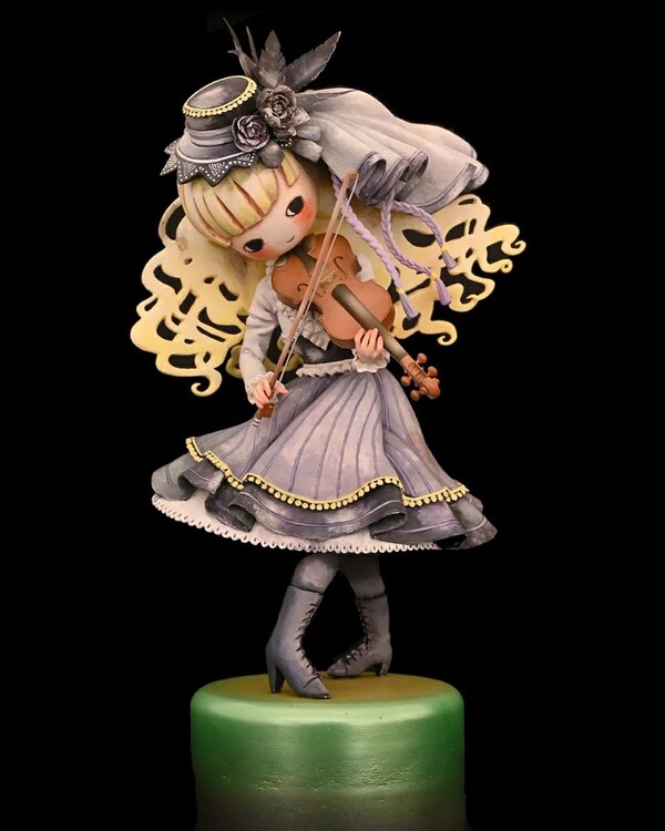 Ghost March I (Girl), Original, Vanilla Gallery, Pre-Painted