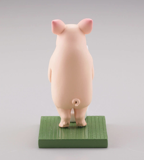 Sato Kunio's Animal"Bathroom In Groups" (Pig), Kunio Sato Animal Illustration, Kaiyodo, Trading