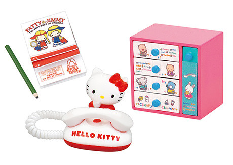 Chum, Hello Kitty, Jimmy, Miyu, Muu, Pam, Patty, Puu, Sanrio Characters, Re-Ment, Trading