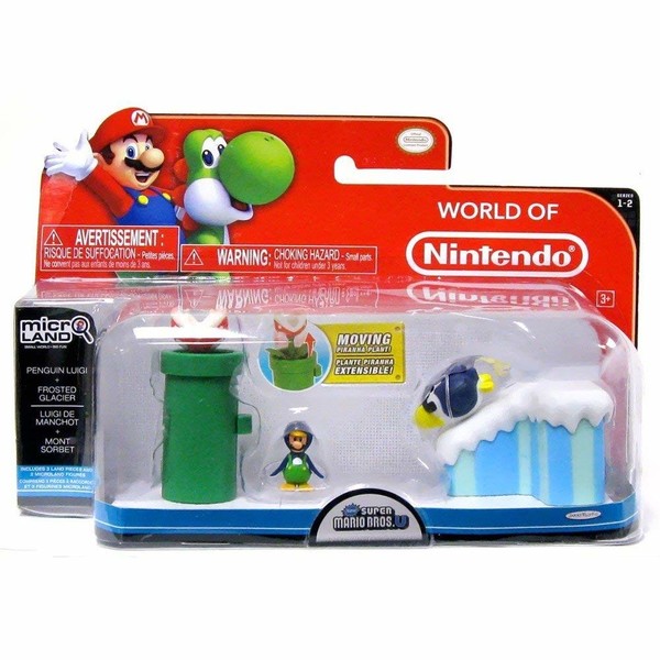 Luigi, Packun Flower, Pentaro, New Super Mario Bros. U, Jakks Pacific, Trading