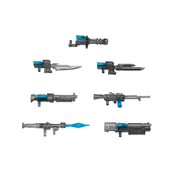 Weapon Set (Water Clear), Bandai, Trading, 4549660291978
