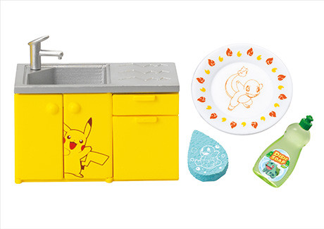 Fushigidane, Hitokage, Pikachu, Zenigame, Pocket Monsters, Re-Ment, Trading