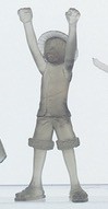 Monkey D. Luffy (Clear), One Piece, Banpresto, Trading