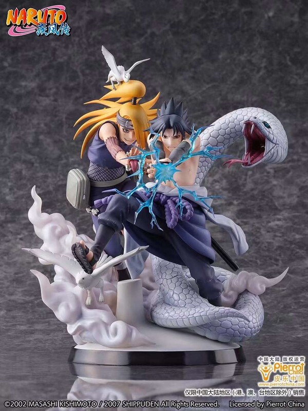 Deidara, Uchiha Sasuke, Naruto Shippuuden, EStream, Pre-Painted, 1/7