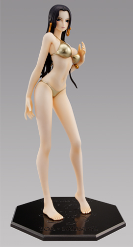 Hancock Boa (Boa Hancock Gold Bikini), One Piece, MegaHouse, Pre-Painted, 1/8