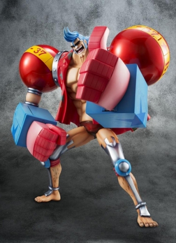Franky, One Piece, MegaHouse, Pre-Painted, 1/8