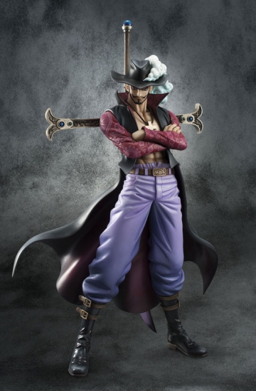 Mihawk Dracule (Dracule Mihawk), One Piece, MegaHouse, Pre-Painted, 1/8