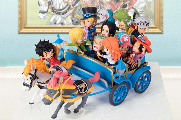 Bartolomeo, Boa Hancock, Monkey D. Luffy, Nami, Portgas D. Ace, Roronoa Zoro, Sabo, Salome, Sanji, Tony Tony Chopper, Trafalgar Law (Special Blue), One Piece, Banpresto, Trading